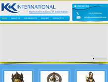 Tablet Screenshot of brassstatuesindia.com